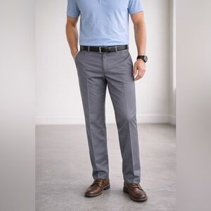 Savane 42x29 Performance Chino Pants Stretch Flat Front Expandable Waist NWT